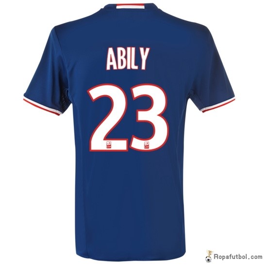 Camiseta Lyon Replica Segunda Ropa Abily 2016/17 Azul